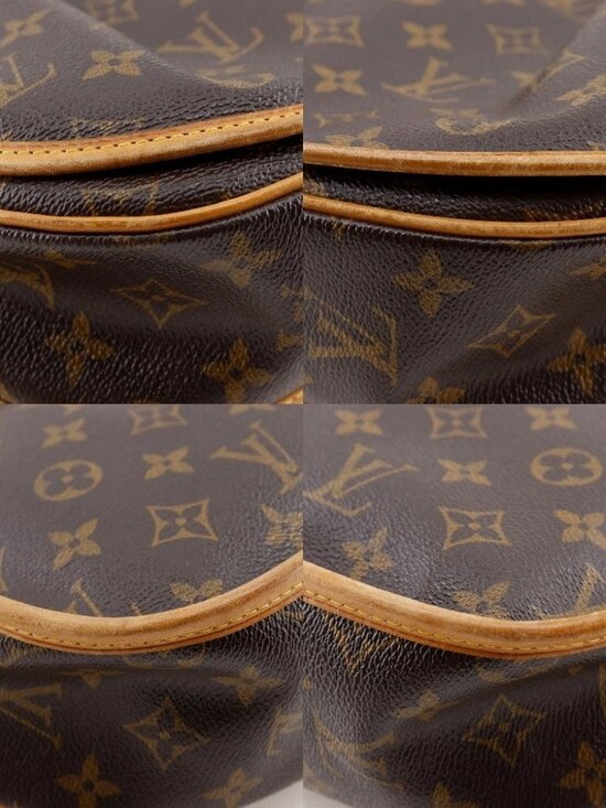 LOUIS VUITTON Menil Montan PM Shoulder Bag M40474 Brown Monogram canvas Women